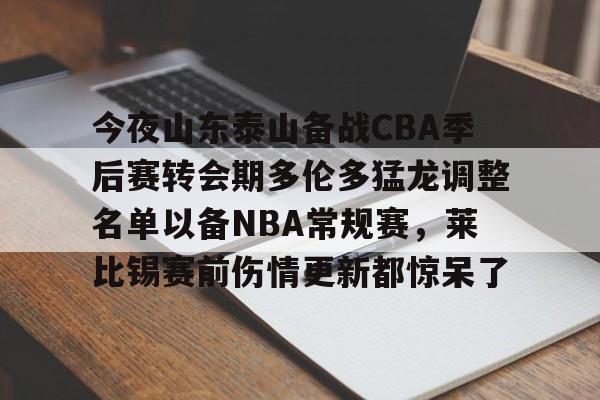 电子竞技下载入口-今夜山东泰山备战CBA季后赛转会期多伦多猛龙调整名单以备NBA常规赛，莱比锡赛前伤情更新都惊呆了的简单介绍